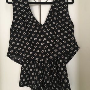 Free People Matching Crop Top Short Set